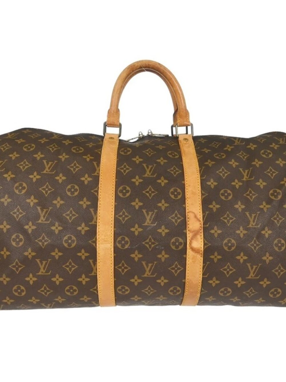 LOUIS VUITTON KEEPALL 55 TRAVEL HANDBAG MONOGRAM
